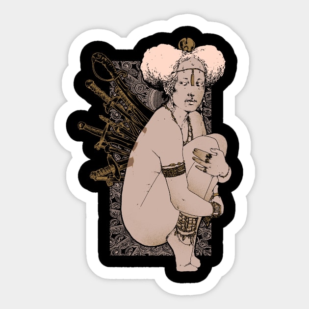 nine queen Sticker by Verso